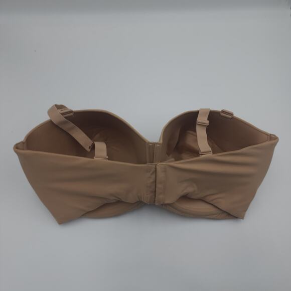 Skims Fits Everybody Strapless Underwire Bra in Clay Size 44H - Picture 4 of 7